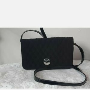 Vera Bradley Black Quilted Crossbody Bag